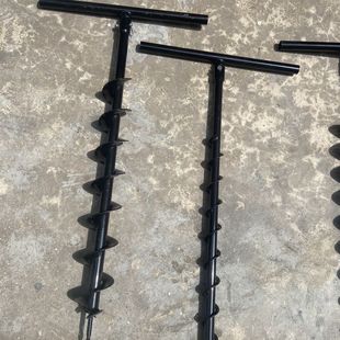 Ground Drill Bit Manual Handle Manual Digging Artifact Manual Drill Hole Piling Manual Spiral Ground Drill Bit