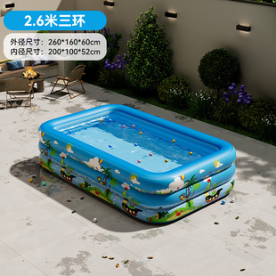 Foldable Outdoor Large Thickeneded Baby Toy Pool Household Swimming Pool Kidsren's Paddling Pool Pvc Inflatable Swimming Pool
