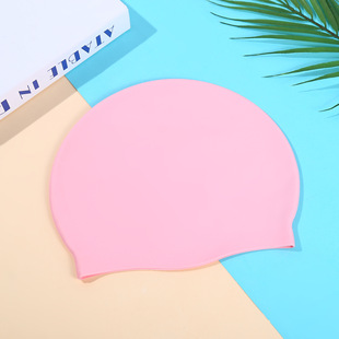 Silicone Seamless Swimming Cap Swimming Cap Adult Unisex Silicone Swimming Cap Printable Logo Ready-Made Manufacturer Wholesale