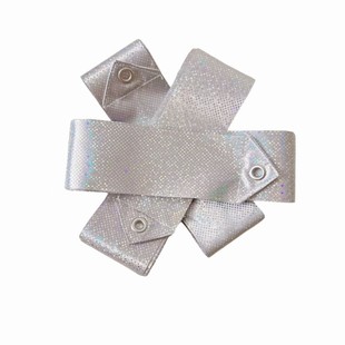 2 meters flash silver artistic gymnastics ribbon children's toy stall square dance special dance ribbon dance dragon jilt dragon color