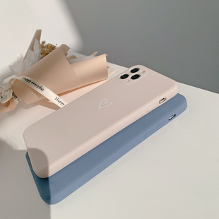 Простой имитация любви Huawei P40 Оригинальный жидкий силиконовый чехол для телефона nova7 применимый Honor X50 Soft mate60pro