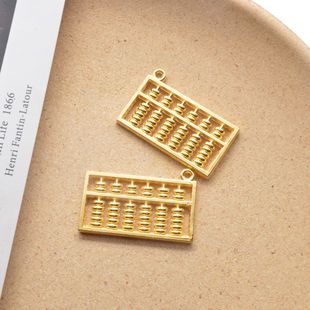 Сплав 4,1 см большие счеты офисные украшения DIY Чехол для мобильного телефона металлические аксессуары кулон клей капля уплотнение