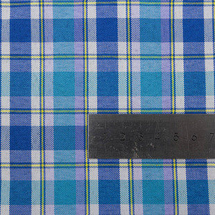 Factory Direct sales yarn-dyed shirt plaid clothing fabric can be sample production and processing price can be discussed
