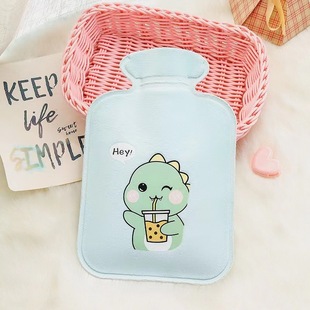Cute plush hot water bag water injection small portable hand warmer belly covering girls' dormitory irrigation warm handbag hot water bag