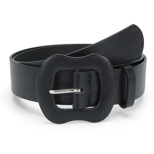 Korean style candy color fresh Women's wide belt fashion gourd buckle solid color decorative jeans dress belt