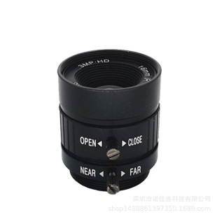 3 million HD Pixel CS Interface Machine Vision Industrial Camera Lens 16mm Fixed Focus Manual Aperture Adjustable