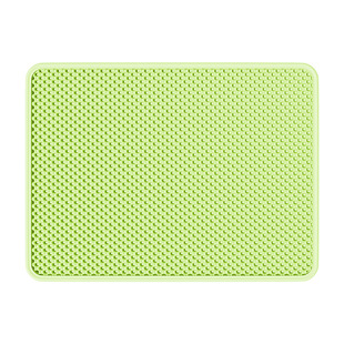 Oversized cat litter mat anti-take-out cat litter box anti-splash mat double-layer filter leakage control sand mat pet cat supplies