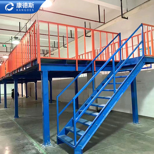 Factory custom workshop warehouse steel platform factory warehouse warehouse heavy two-story attic platform shelves