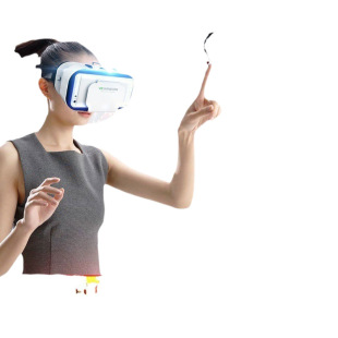 VR glasses virtual reality game movie smart phone BOX three d glasses all-in-one head-mounted magic mirror