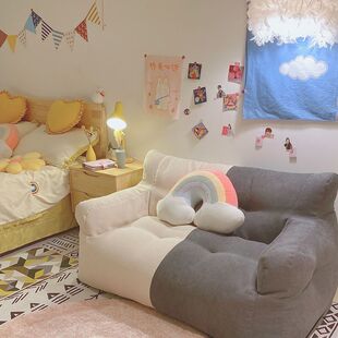 Lazy Sofa Internet Popular Rental Room Lying Sleeping Bedroom Dormitory Floor Small Sofa Tatami Single Double