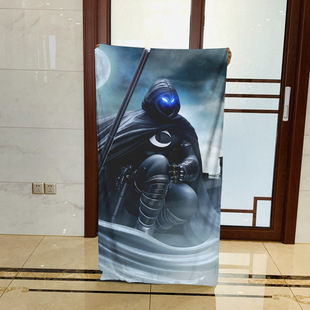 Cosmic Series Moonlight Knight Stephen Mark Peripheral Flannel Blanket Boys Gift Small Blanket Cartoon