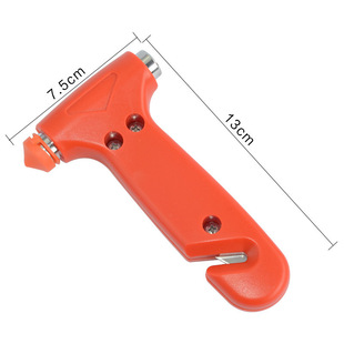 Car multi-function safety hammer two-in-one car emergency escape hammer glass window breaker self-rescue tool life-saving hammer