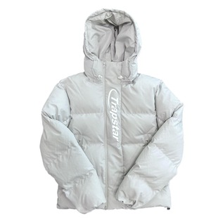 Autumn and Winter Trapstar New Grey Letter Large Label Cotton-padded jacket Simple Series Trendy Brand Couple's Casual Jacket