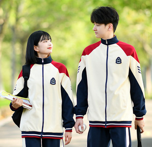 Class uniform autumn suit high school junior high school primary school student sports opening ceremony performance uniform college style school uniform three-piece suit
