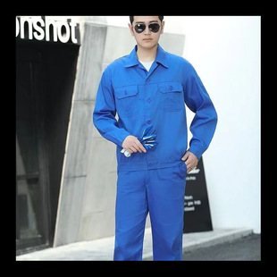 Summer overalls suit jacket men's and women's long short sleeve thin breathable sweat-absorbent wear-resistant labor protection clothing factory auto repair clothing
