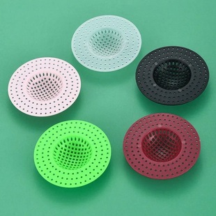 Disposable floor drain filter toilet bathroom sewer sink filter cover anti-hair barrier hair artifact