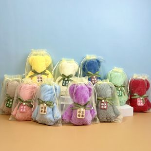 Большой набор подарочных коробок для полотенец, висячие карты, жемчужные медведи, сопровождаемые подарочными коробками, свадебные магазины, подружки невесты, маленькие подарки для детского сада