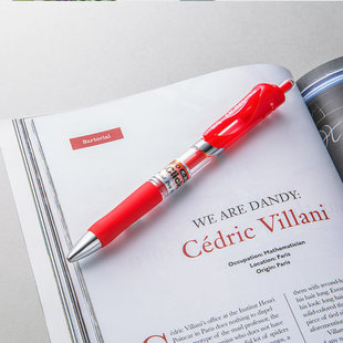 Brand K35 gel pen 0.5mm can press the signature PEN conference pen black red blue pen students learning Office