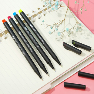 Spot art brush washable watercolor pen student painting hand account stroke pen very fine needle tube color Gouline pen