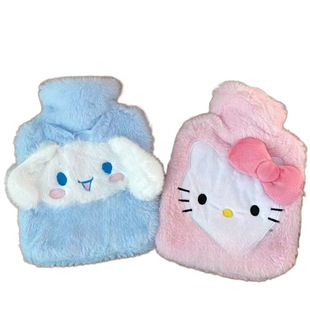 Симпатичный мультяшный нефритовый кориец собака HelloKitty грелка водяного нагретого ребенка зимний морозостойкий плюшевый мешок с теплой водой