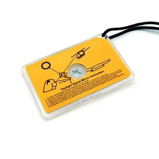 Rectangular Emergency Mirror Outdoor Survival Tools Multifunctional Camping Survival Signal Mirror with Whistle