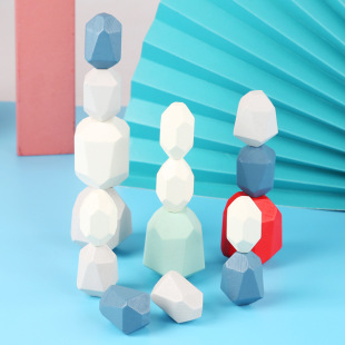 12 Large Rainbow Building Blocks Arch Bridge Kindergarten Children's Educational Early Education Stacking Towers Stacked High Four Elements Toys