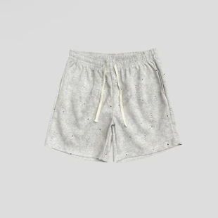 Hole Tie-Dye Shorts Early Autumn New Arrival Light Luxury Heavy-weight Khmer Skin-friendly Quarterpants Casual Men's and Women's Loose Sports