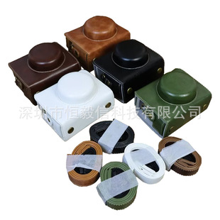 For Sony ZV-1f Digital Camera Bag Leather Case zv1f Protective Case zv1f Portable Shoulder Camera Bag