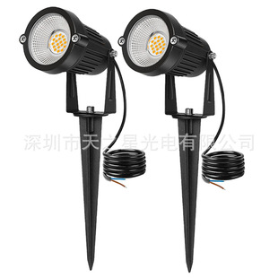Amazon Горячие продажи на открытом воздухе 7W низкого давления DC12V двор ландшафтный газонный светильник сад альпинальный светильник