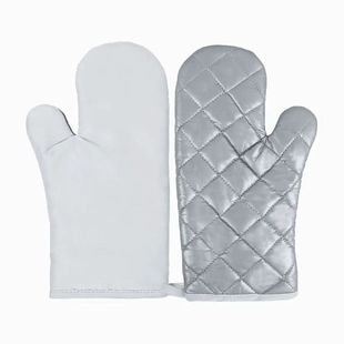 Sublimation blank 8-inch square polyester insulation pad thermal transfer 20cm cotton linen blank anti-scald gloves