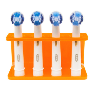 Orange acrylic electric toothbrush head holder 4 slot electric toothbrush head holder green Lucite toothbrush head holder