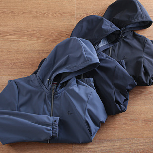 [Light Luxury Fabric] [① Flow Workmanship] Same Style Men's Spring and Autumn High-end Hooded Jacket Casual Jacket