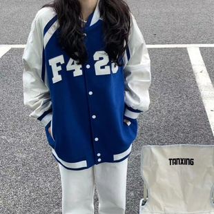 American New High-end Small Chanel Style Short Jacket Women's Spring and Autumn New Design Sense White Baseball Suit Coat Women