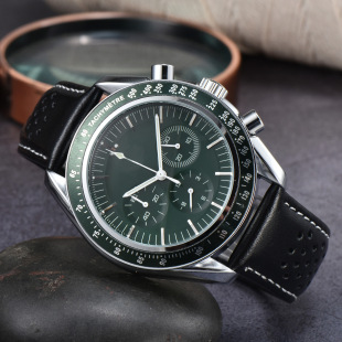 2023 AliExpress wish men's six-pin Simple chronograph quartz watch factory wholesale