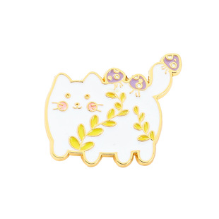 Cross-border explosions creative Cat series brooch small enamel metal badge bag sweater pin brooch wholesale