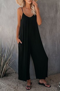 2023 Amazon Summer New Cross-border Foreign Trade Women's Sling Strap Printed Jumpsuit Women