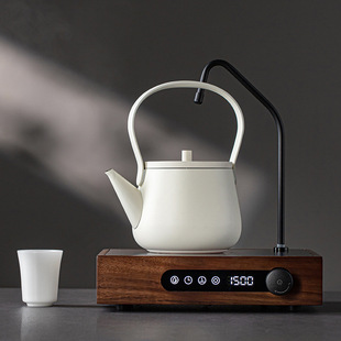 Factory wholesale new product solid wood pumping automatic water electric pottery stove mini tea stove glass tea cooking appliance electric stove
