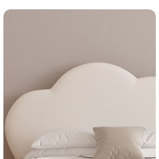 French cream style children's suspension bed girl princess bed children's room small bed modern simple technology cloth cloud bed