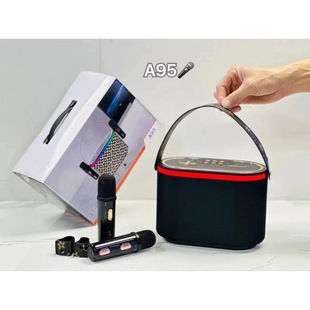 Outdoor Bluetooth stereo Karaoke Karaoke Machine home Square dance with microphone microphone home ktv subwoofer sound