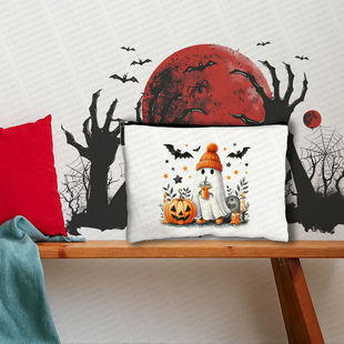 25*17 Amazon Cross Border Fashion Durable Pencil Bag Cosmetic Bag Safety Zipper Bag Clutch Bag Halloween Gift