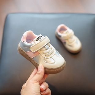 Women's Baby Shoes 2025 Spring and Autumn Soft Sole Toddler Shoes Boys Training Shoes Girls Shoes Baby Shoes Two Years Old