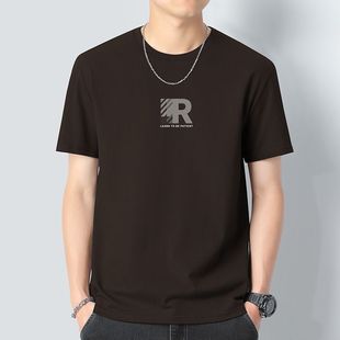 Pure Cotton Men's Short-sleeved T-shirt Heavy-weight National Fashion Base Shirt plus size American High Street Loose Top Half-sleeved Fashion Brand Summer