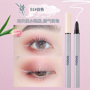 NOVO Colorful Smooth Eyeliner Pen Eyeliner Waterproof Oil-proof No Star Dye Genuine Color Eyeliner Wholesale