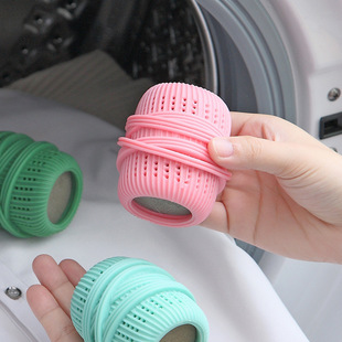 New anti-winding anti-knot clean laundry ball washing machine with sponge Liquid decontamination ball spot cross-border