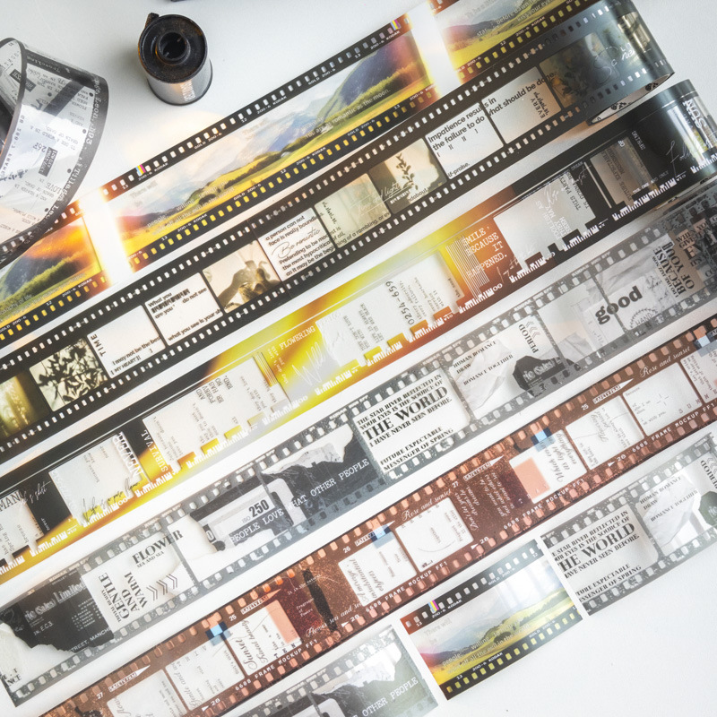 Ketchup Girl PET Faux Film Boxed Tape Long Movie Series Hand Account Decoration Material Cycle Sticker