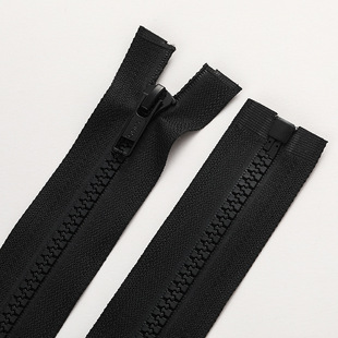 Factory wholesale 5 resin open tail zipper clothing jacket pocket down jacket zipper jacket zipper