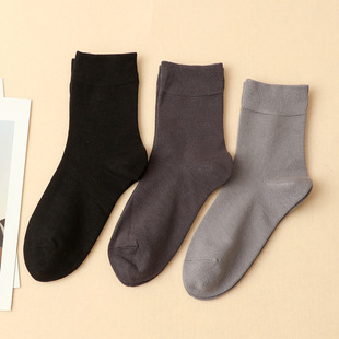 Three pairs of thick tube socks men's socks with cashmere warm deodorant sports sweat-absorbent business autumn and winter
