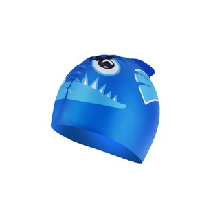 wave professional promotion Children Baby silicone swimming cap waterproof cute shark cartoon student swimming cap
