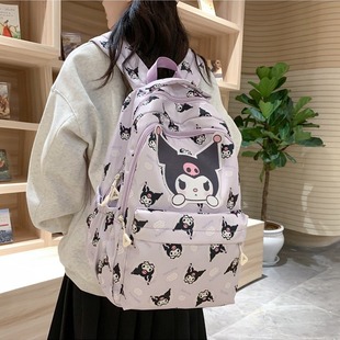 Kulomi Backpack Japanese Sanrio Large Student Schoolbag Cute Backpack Large Capacity for College Students Going Out