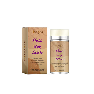 Hoegoa Hair Wax Stick for Hair Breeding Hair Finishing Natural Gloss Smoothing Hairiness Long-lasting Shaping Hair Finishing Stick